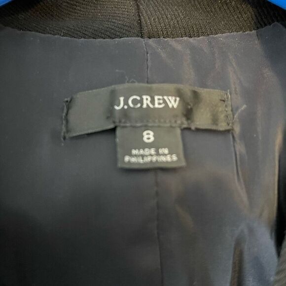 J. Crew going-out blazer in stretch twill black size 8 - Picture 4 of 8